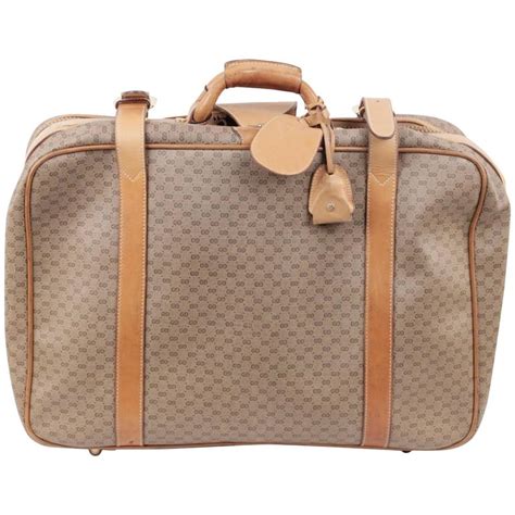 gucci vintage luggage|vintage gucci overnight bag.